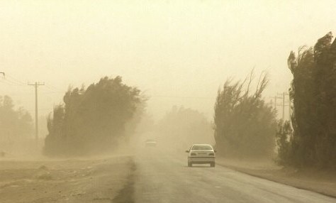 رگبار و خیزش گردوخاک در برخی نقاط کشور