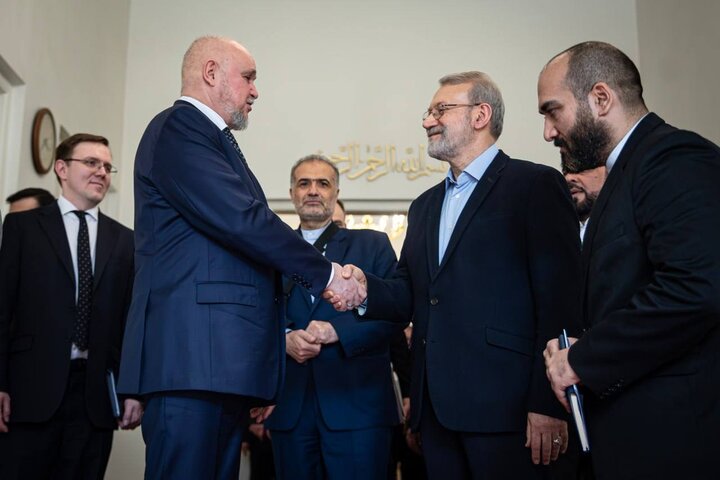 دیدار وزیر انرژی روسیه با علی لاریجانی؛ تأکید بر ارتقای روابط راهبردی