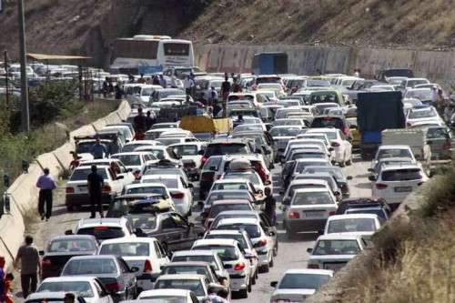 ترافیک سنگین در آزادراه‌های منتهی به پایتخت